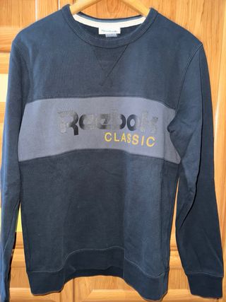 Sudadera Reebok Classic Negra y Gris