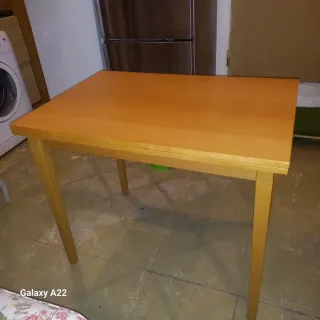 Precio final.. Mesa extensible giratoria de madera