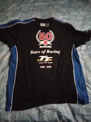 Suzuki TT Isle of Man Negra y Azul