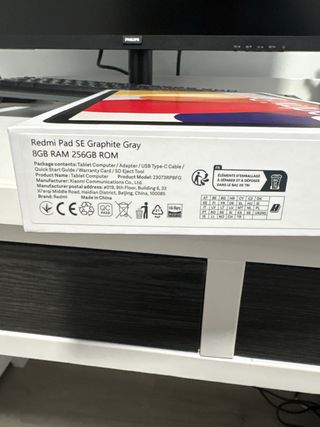 Xiaomi Redmi Pad SE 8GB 256GB Negro