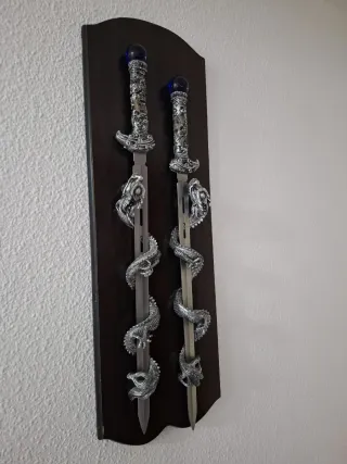 Espada Dragón Antigua Decorativa