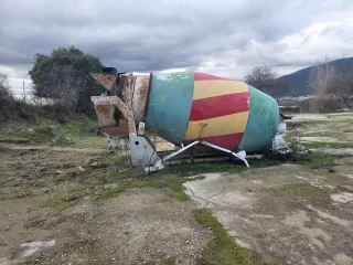 Hormigonera grande para obras