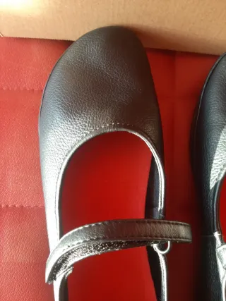 Camper Zapatos Planos Mujer Negro Sin Estrenar