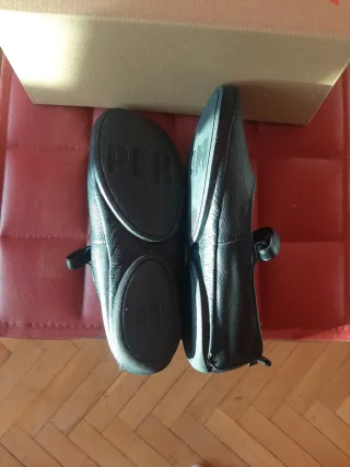 Camper Zapatos Planos Mujer Negro Sin Estrenar