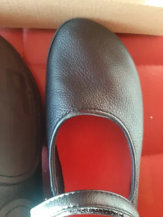 Camper Zapatos Planos Mujer Negro Sin Estrenar