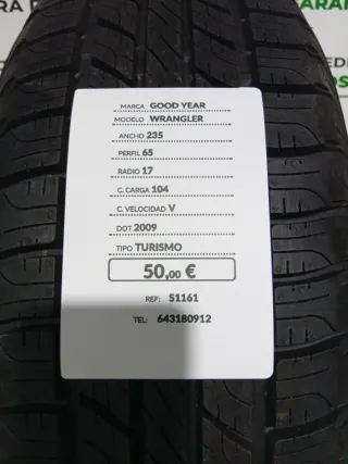 235 65 17 104V GOOD YEAR WRANGLER