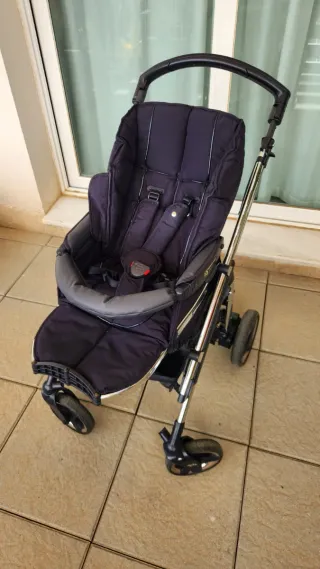 Carro Duo Bebé Bebecar Azul Marino