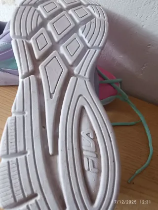 Zapatillas deportivas mujer rosa y morado