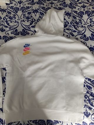 Sudadera Nike Blanca con Logo