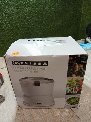 MELISSA 16220008 - Pelador de patatas eléctrico, capacidad de 1 kg,