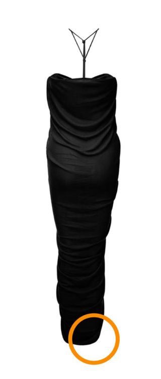 Vestito aderente Bottega Veneta nero