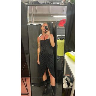 Vestito aderente Bottega Veneta nero