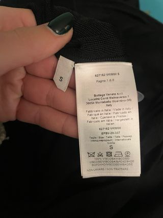 Vestito aderente Bottega Veneta nero