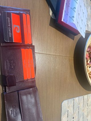 Cartera de piel Pierre Cardin