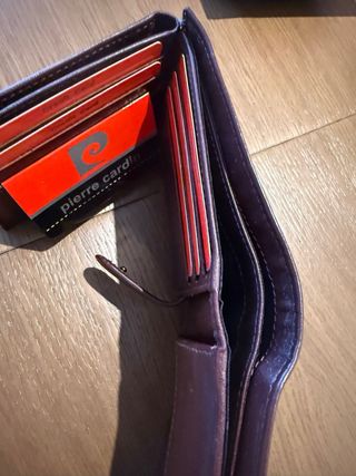 Cartera de piel Pierre Cardin