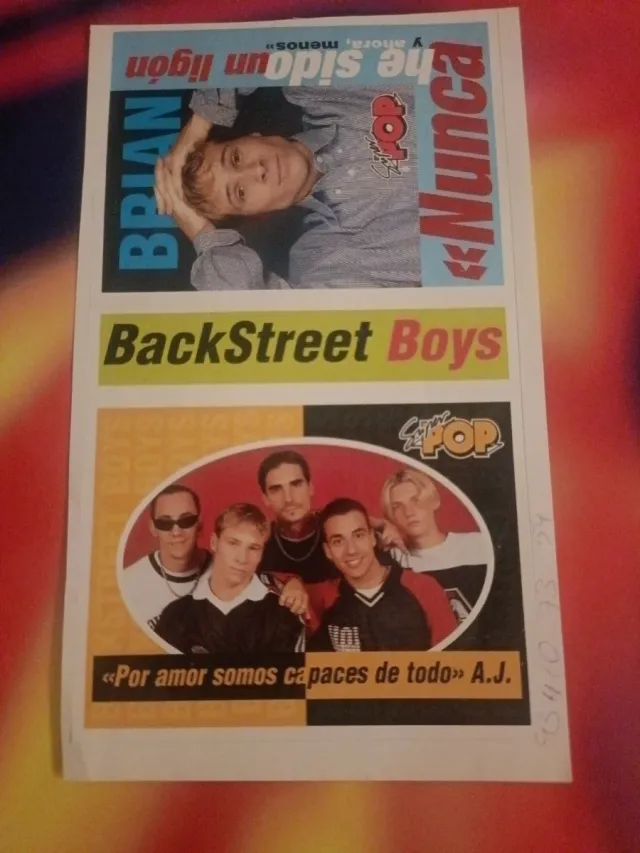 Adesivi Super Pop Backstreet Boys