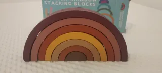 Arcoíris de Madera para Apilar