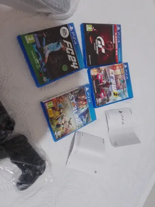 Consola PS4 (PlayStation 4) Negra + 2 Mandos