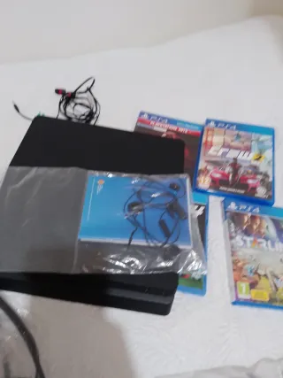 Consola PS4 (PlayStation 4) Negra + 2 Mandos