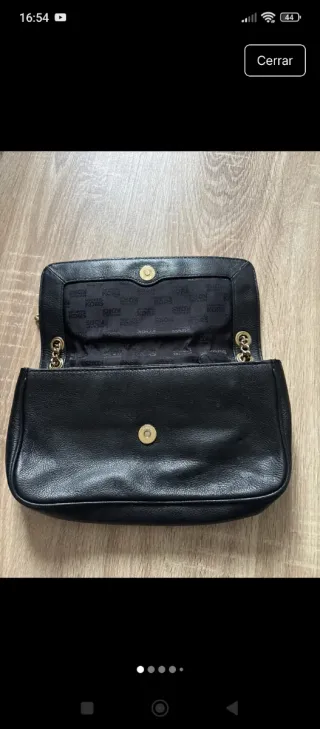 Bolso bandolera Michael Kors blanco y negro