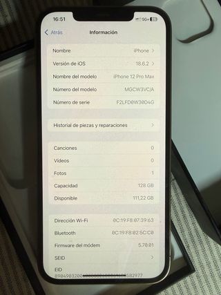 iPhone 12 Pro Max 128GB Oro