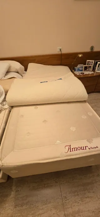 2 Colchones 90cm con Bases