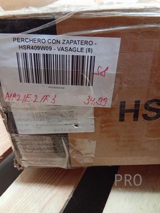 Appendiabiti con Scarpiera - HSR409W09 - VASAGLE