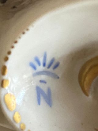 Statuetta Capodimonte Maniscalco