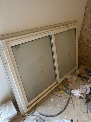 Ventana corredera de cristal