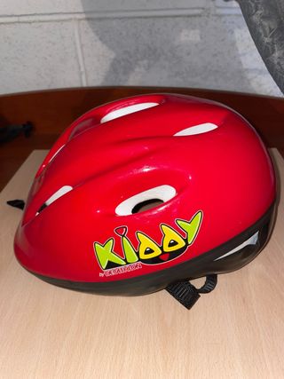 Casco bici infantil rojo Kiddy Decathlon