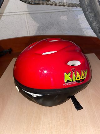 Casco bici infantil rojo Kiddy Decathlon