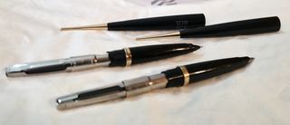 Set scrivania Parker anni '70 + 2 Stilografiche