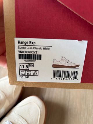 Zapatillas Vans Range Exp Talla 45