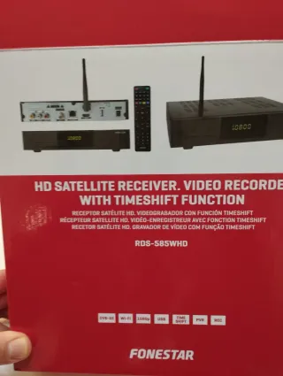 Receptor Satélite Fonestar HD RDS-585WHD