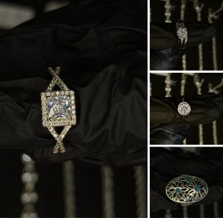 Anillo Plata diamante circonita