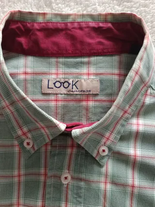 Camisa Look Manga Larga Talla L