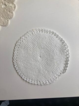 Lote de posavasos de ganchillo hechos a mano