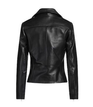 Cazadora Biker Cuero Sandro Paris Talla 3