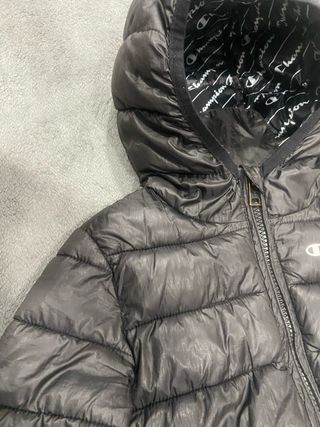 Abrigo Champion niño negro