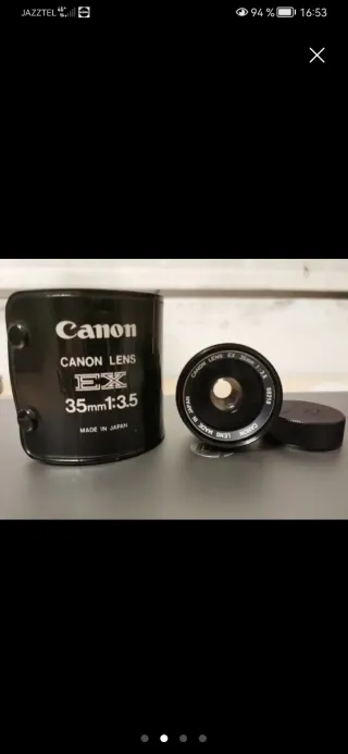 Lote Cámaras Fotográfica Vintage y objetivo Canon.