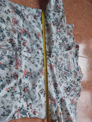 Blusa floral 100% algodón cache cache