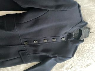 Abrigo azul marino Zara mujer