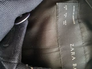 Abrigo azul marino Zara mujer