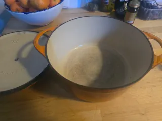 Olla tipo Le Creuset Naranja 22