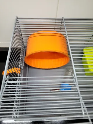 Jaula para hámster con accesorios