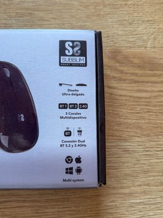 SUBBLIM Teclado y Ratón Bluetooth + 2.4G