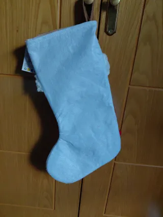 Calcetín Navideño Muñeco Nieve