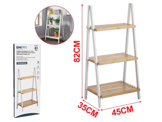 Estantería Escalera 3 Baldas Madera 45*35*82cm