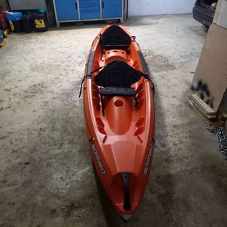 Kayak 3 plazas naranja