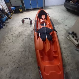 Kayak 3 plazas naranja